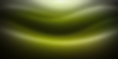 A mesmerizing abstract gradient illustration featuring a blend of soft yellow and rich green hues transitioning into deep black. The smooth, flowing design evokes a sense of serenity and depth