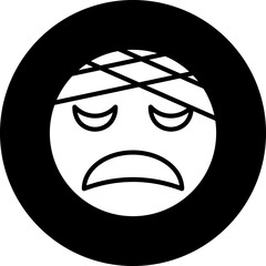 Vector Design Injured Icon Style