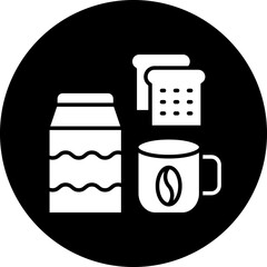 Vector Design Break Fast Icon Style