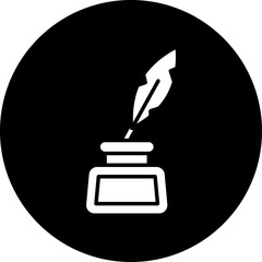 Vector Design Inkwell Icon Style