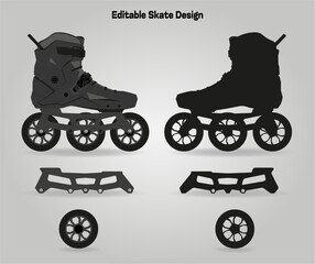 Editable Skate Design 6