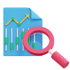 bitcoin price chart analysis 3d crypto icon illustration