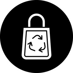Vector Design Recycle Bag Icon Style