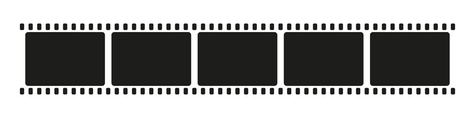 Film strip frame transparent background.