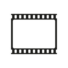 Film strip frame transparent background.