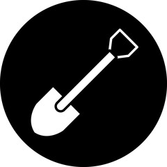 Vector Design Shovel Icon Style