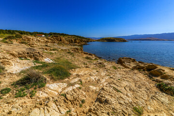 Croatian wildlife blue Adriatic Sea rocky beaches for naturists