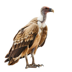 Obraz premium [Transparent Background PNG]Griffon Vulture on White Background