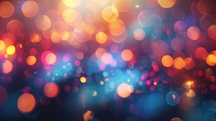 Abstract background with blurred lights and vibrant colors