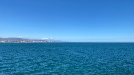 Fototapeta premium View from the pier of Malaga