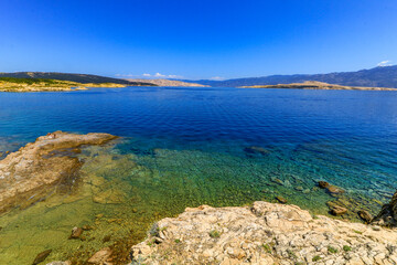 Croatian wildlife blue Adriatic Sea rocky beaches for naturists