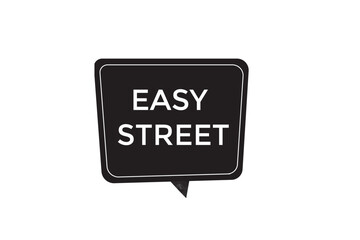 website, easy street, offer, button, learn stay, tuned, level, sign, speech, bubble  banner, modern, symbol, click. 