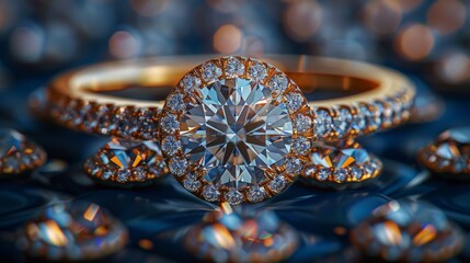 Fototapeta premium Use these images as inspiration emerald cut diamond, engagement ring, thin gold band, 