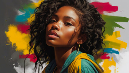 portrait of a person with dreadlocks