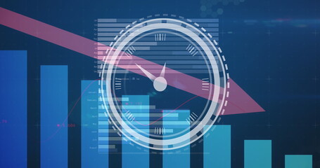 Image of envelope over binary coding on blue background