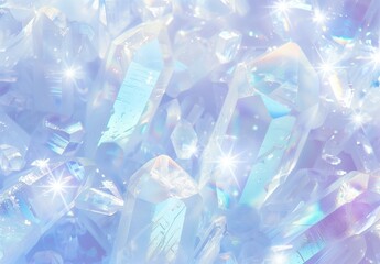 light blue crystal