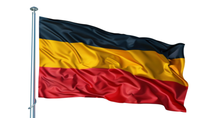 a flag flying in the wind