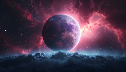 Obraz premium space background