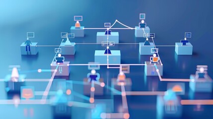  A detailed flowchart depicting streamlined business processes and workflow automation.