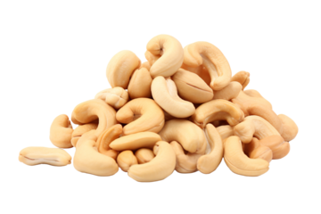 a pile of cashew nuts