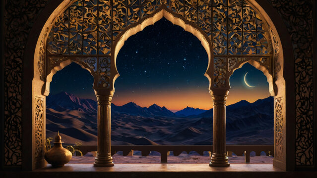 window of the mosque