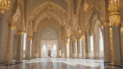 Obraz premium interior of the mosque country