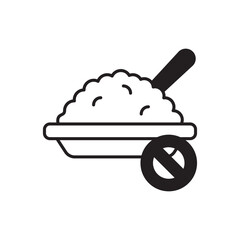 Fasting icon design with white background stock illustration