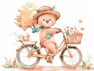 child riding a bicycle