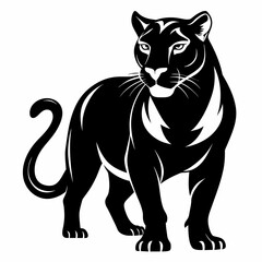 black cat vector