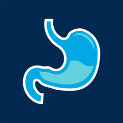 stomach icon design vector template