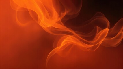 Obraz premium Smoky Orange Background