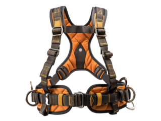 a harness with straps and buckles