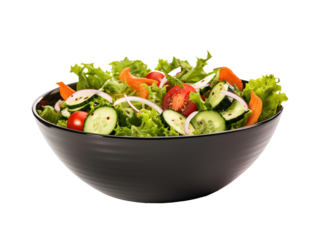 a bowl of salad with vegetables