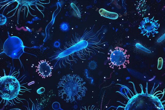 a geometric design of many microbes and unicellular organisms
