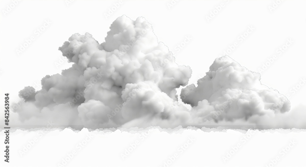 Canvas Prints special effects create a realistic and ethereal cloud cutout.