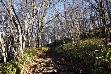 Climbing  Mount Asama-kakushi, Gunma, Japan