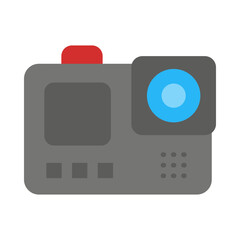 Action Camera Flat Icon