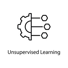 Unsupervised Learning vector icon