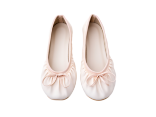 a pair of white shoes