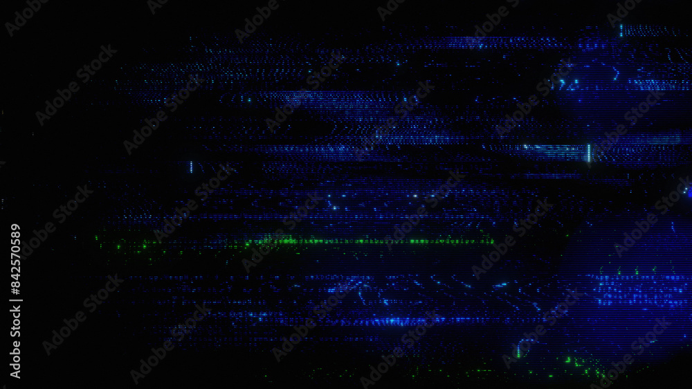 Wall mural a background or overlay texture of distorted digital glitch effects.