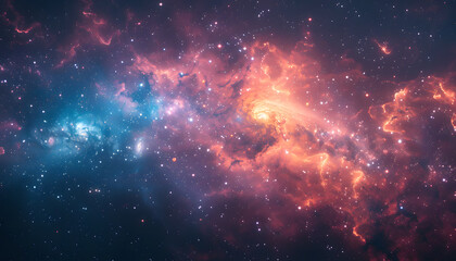 Naklejka premium space background
