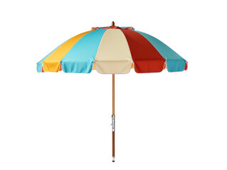 Obraz premium a colorful umbrella with a white background