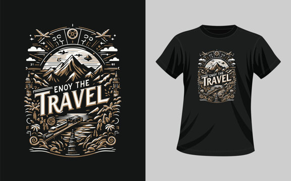 travel new t shirt design.