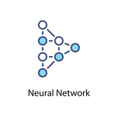 Neural Network vector icon