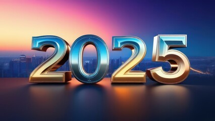 numbers 2025. concept of the new year 2025. postcards for 2025