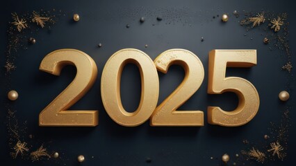 numbers 2025. concept of the new year 2025. postcards for 2025
