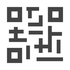 Obraz premium Qr Code Flat Icon