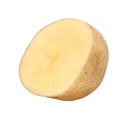  half young potatoes isolated, transparent PNG,  PNG format, cut out