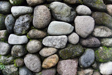 Baackground with large stone objects