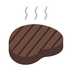 Steak Flat Icon